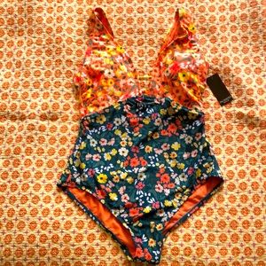 Floral swimsuit